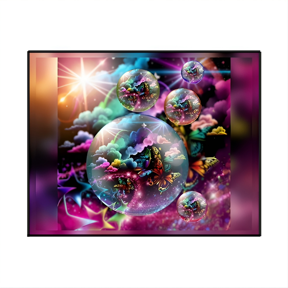Butterflies 8 1/2"x11" Framed Wall Art